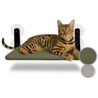 PiuPet Katzenfensterliege grün