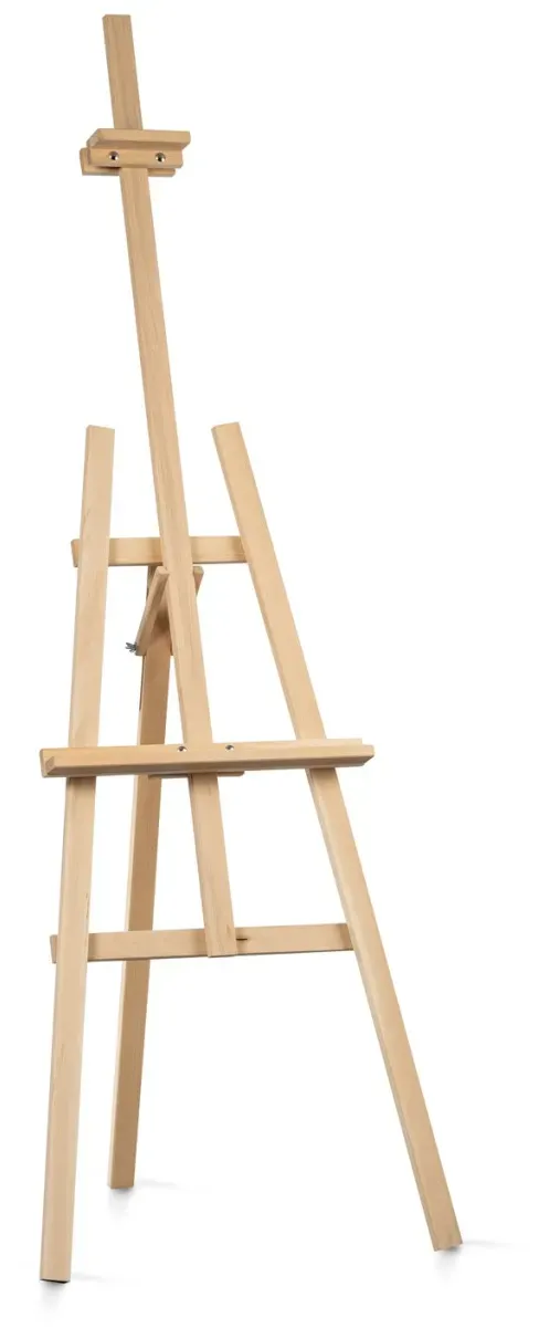 Staffelei aus Holz, Buche natur, 178x60 cm