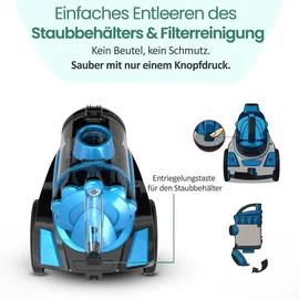 EMERIO ECO Zyklon VCE-108278 Schwarz/Blau