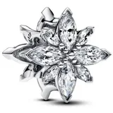 Pandora Moments Funkelnder Polarstern Charm aus Sterling Silber mit Zirkonia, Kompatibel Moments Armbänder, 793591C01