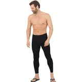 TRIGEMA Lange Unterhose "TRIGEMA Lange Unterhose im Doppelpack", Herren, Gr. 7, 2 Stk., schwarz, 100% Baumwolle (Bio-Baumwolle kbA), Unterhosen Unterhose Unterwäsche Multipacks Lange Unterhose