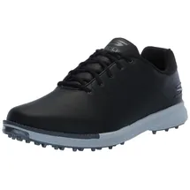 SKECHERS Herren Tempo Waterproof Golf Shoes Sneaker, Schwarz Grau, 43 EU