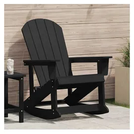 vidaXL Adirondack Schaukelstuhl 73,5 x 92 x 90 cm schwarz 1 St.