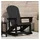 vidaXL Adirondack Schaukelstuhl 73,5 x 92 x 90 cm schwarz 1 St.