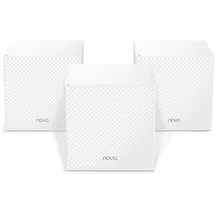Tenda Nova MW12 Mesh WLAN System - AC2100 Tri-Band WLAN Mesh System - empfohlen für Häuser mit 3-4 Schlafzimmern - 9X Gigabit Port - Ersetzt Router & Repeater - APP Steuerung - 3er Pack