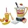 Tender Leaf Toys Smoothie-Mixer mit Zubehör, Mini Chef, Spielküchen-Zubehör, Holz