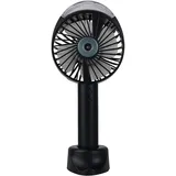 Realpower Mobile Fan Spray 112 cm Handventilator Schwarz
