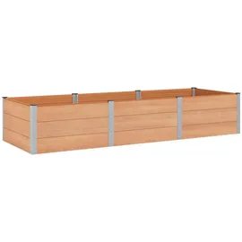 vidaXL Hochbeet 300 x 100 x 54 cm Braun