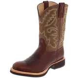 Twisted X Boots Herren Cowboy Stiefel 1692 Horseman Westernreitstiefel Lederstiefel Braun 44 EU - 44 EU