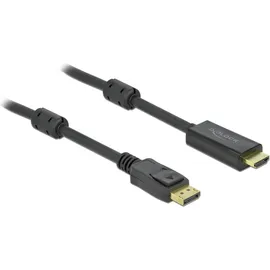 DeLock Aktives DisplayPort zu HDMI Kabel 4K 60 Hz 3 m Schwarz