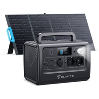 Bluetti PowerOak EB70 + PV120 Solarpanel 1000W/716Wh mobile Powerstation 1000W 716Wh Grau