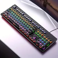 Beleuchtete Gaming-Tastatur ZK-4-Schwarz KP30681