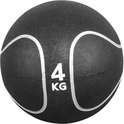 Medizinball Schwarz/Silber 1-10 KG 4kg