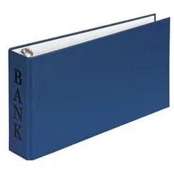 VELOFLEX Bankordner Bank A6 2Rg 30mm blau 4168350
