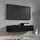 BIM Furniture Bingo TV-Lowboard 30 cm x 40 cm x 140 cm Schwarz/MDF, Spanplatte