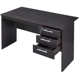 [en.casa] Schreibtisch Ragunda Dunkelbraun