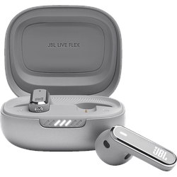 JBL Live Flex True Wireless, In-ear Kopfhörer Bluetooth Silber