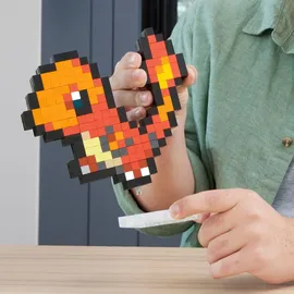 Mega Construx Pokémon Glumanda Pixel Art 23cm - Orange/Rot