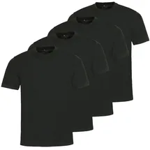 HAJO T-Shirt 4er Pack schwarz 5XL