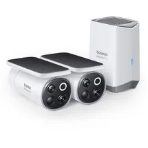 Baseus S1 Pro 3K Dual Outdoor Kamera Weiß
