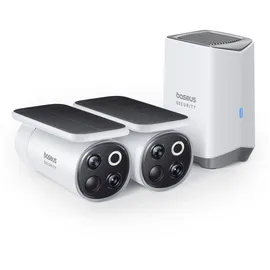 Baseus S1 Pro 3K Dual Outdoor Kamera Weiß