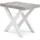 SKRAUT HOME Ausziehtisch 222 x 73 x 90 cm weiß/grau
