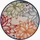 Sanat Teppich SANAT "Floral 2 Outdoor", bunt (multi), H:6mm Ø:200cm, Kunstfaser, Teppiche, Teppich, In- und Outdoor geeignet, florales Design, Balkon, Terasse
