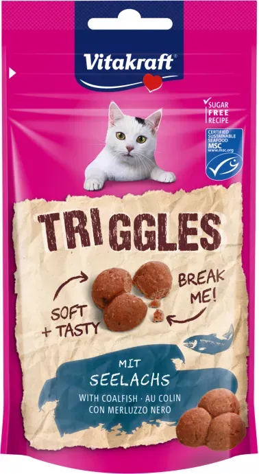 Vitakraft Triggles mit Seelachs 40g (Rabatt für Stammkunden 3%)