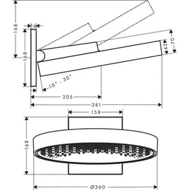 Hansgrohe Rainfinity Kopfbrause 360 1jet (26230000)