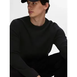 Selected Rundhalspullover SLHROSS Schwarz M