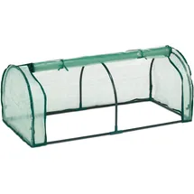 Relaxdays Frühbeet Kunststoff Dunkelgrün PE-Folie 5 m2
