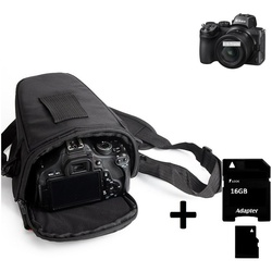 K-S-Trade Kameratasche für Nikon Z 5, Schultertasche Colt Kameratasche Systemkameras DSLR DSLM SLR schwarz