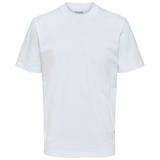 Selected Homme Herren Rundhals T-Shirt 'Colman' - Weiß