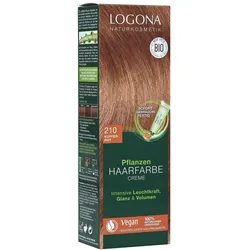 Pflanzen Haarfarbe Creme 210 kupferrot 150 ml