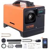 VEVOR Luft Dieselheizung Standheizung 12V 5-8kW, Luftheizung Air Diesel Diesel Standheizung Lufterhitzer, 0,16–0,62 L/Std. Auto-Dieselheizung mit LCD-Display & Fernbedienung & Bluetooth-APP Steuerung