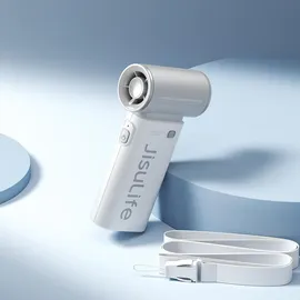 JISULIFE Handventilator Life9 3600mAh Tragbarer Mini-Geblse-USB-Ventilator - Grau