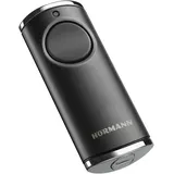 Hörmann Handsender HS1 868-BS, 1-Befehl, chrom schwarz, 868 MHz, BiSecur