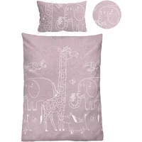 biberna Melange-Flanell Bettwäsche 0840520 Tiere