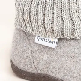 Gottstein Alpine Boot RU | Filz-Hausschuh Made in Tirol | Farbe beige Größe - beigemele/brown - 30