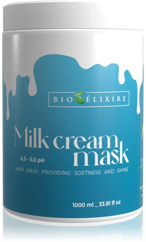 Bioélixire Milk Cream Maske für glänzendes und geschmeidiges Haar 1000 ml