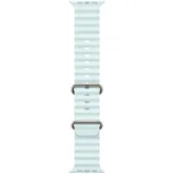 Apple Ocean Armband für Apple Watch Ultra 49mm kristallblau/Titan Natur (MXTF3ZM/A)