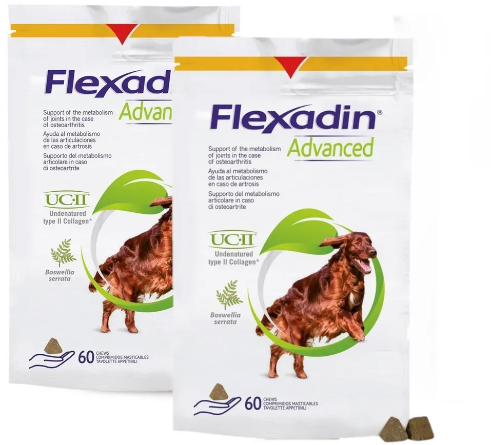 VETOQUINOL Flexadin Advanced 2x60 Snack (Rabatt für Stammkunden 3%)