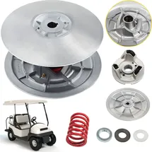 Vevor Golf Cart Sekundär Angetriebene Power-Kupplungs-Set, Metalloberflächen-Antriebskupplung, 1985–2007 angetriebenes Kupplungs-Set, kompatibel mit Yamaha Low End G2-G28 Golf Cart (mit Feder)