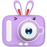 Digitalkamera für Kinder, Namolit 1080P, Fotokamera für Kinder, 5,1 cm (2,0 Zoll) Display, Kamera, Fotos für Kinder von 3 bis 12 Jahren, Jungen und Mädchen, Geburtstagsgeschenke, lila Kaninchen