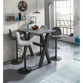 Mäusbacher Bartisch 120 x 105 x 70 cm Schwarz