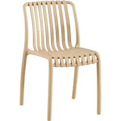 BIG Möbel GmbH Terrassenstuhl Bianca beige | Gastrostuhl Outdoor stapelbar