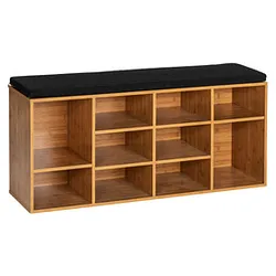 WENKO Schuhbank Loft 50731800 braun Holz 103,0 cm