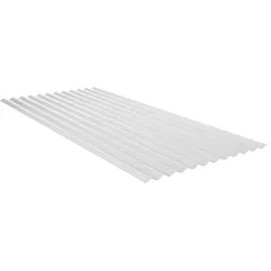 Polycarbonat Wellplatte 76/18 | 1,4 mm | Glasklar | Gekräuselt | 6000 mm