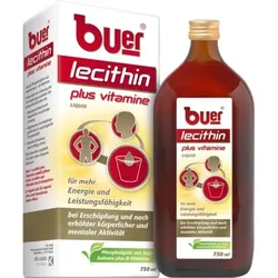 BUER LECITHIN Plus Vitamine flüssig 750 ml Flüssigkeit