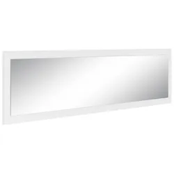 Spiegel BORCHARDT MÖBEL, weiß, B:166cm H:45cm T:2cm, Glas, Spiegel, mit Rahmen